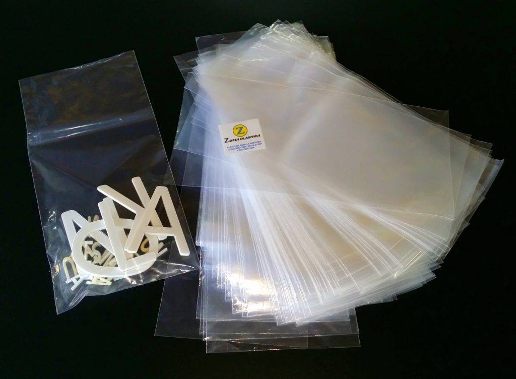 1000 uds Bolsa de Plástico Transparente 18 x 25 cm con Cierre Hermético Zip