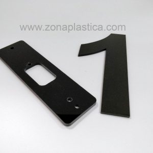 Planchas de metacrilato extrusión negro opaco
