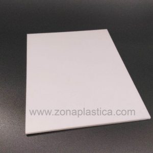 Planchas de metacrilato extrusión blanco opaco