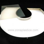 Planchas metacrilato extrusión blanco opal