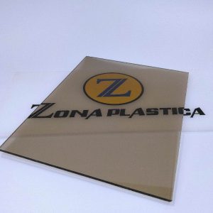 Policarbonato compacto ahumado 2 caras U.V.