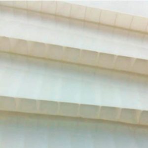 Planchas policarbonato celular blanco opal rotulación