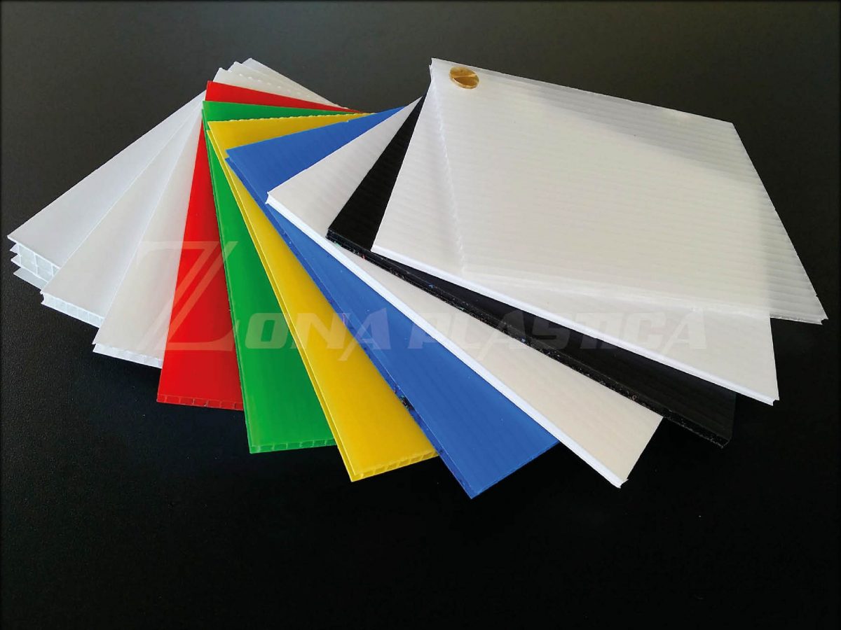 Plancha de PVC rígido colores a medida